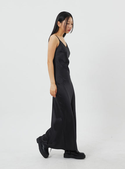 Satin Maxi Dress BF323