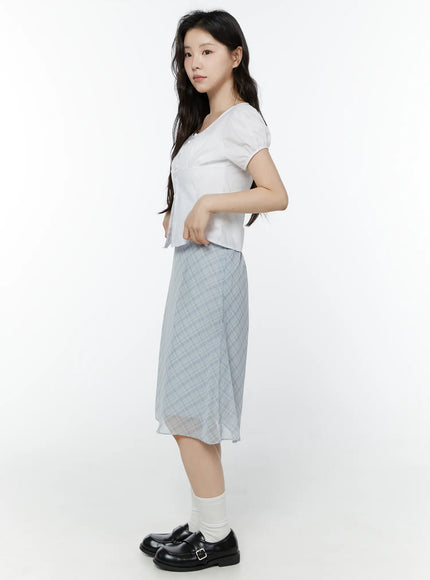 chiffon-flare-plaid-midi-skirt-iy507