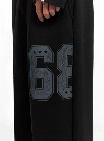 Men's Number Graphic Sweatpants IO516