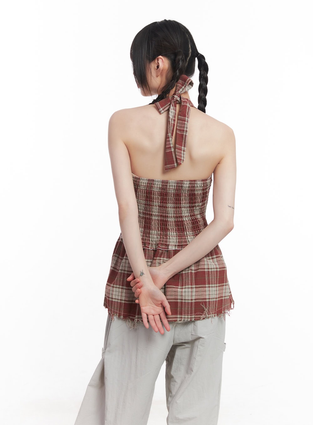 halter-neck-plaid-mini-dress-cu505