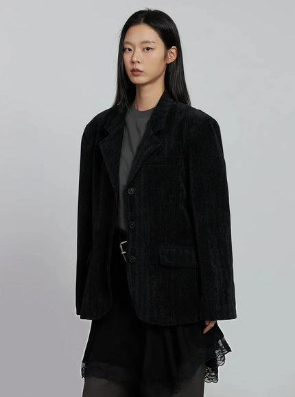 Classic Velvet Oversized Blazer IM520