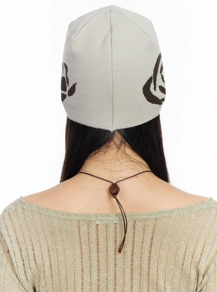 rose-pattern-knit-beanie-ia523