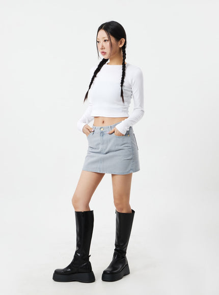 Long Sleeve Cropped Top CM324