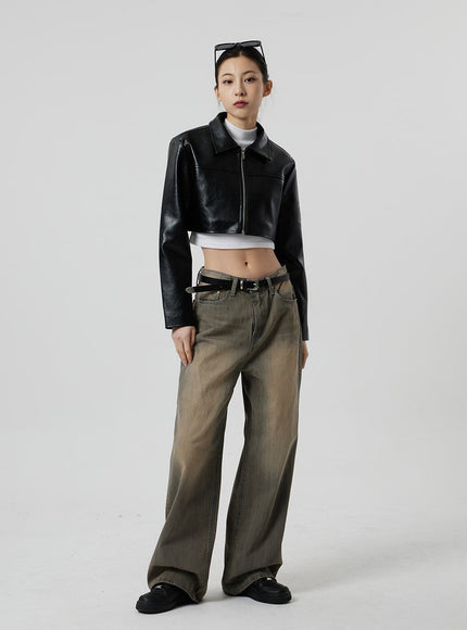 Jean baggy délavé vintage CF307