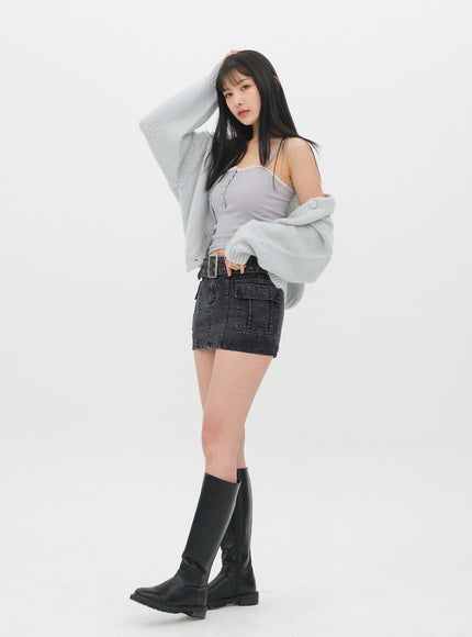 Denim Mini Skirt J21