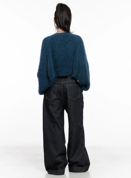 Fluffy Bolero Knit Cardigan CG518