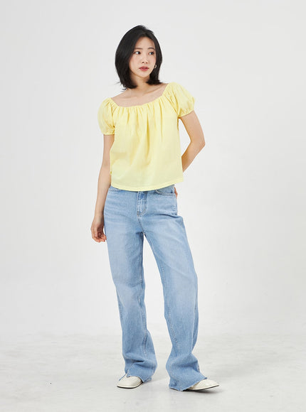 Jeans in heller Waschung OA310