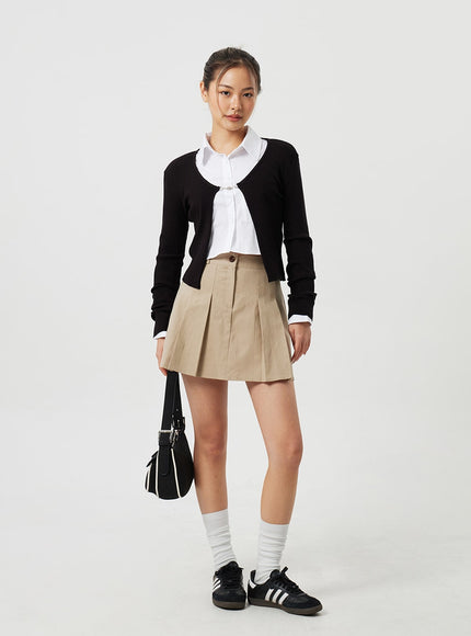 Ribbed Knit Cardigan CM303