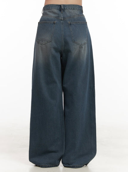 Angie Washed Baggy Jeans IJ510