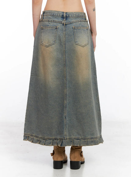 asymmetric-ruffled-denim-maxi-skirt-co507