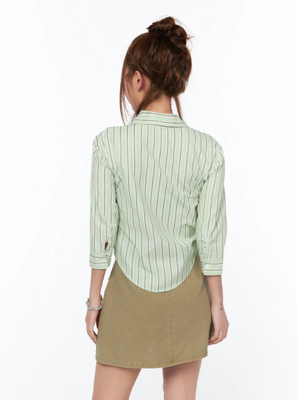 striped-3-4-sleeve-shirt-ca514
