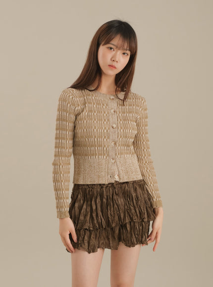 Ruffle Tier Mini Skirt J17