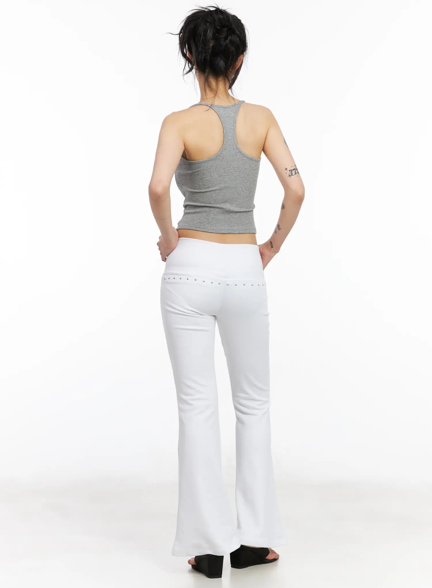 angelic-studded-bootcut-leggings-cm517