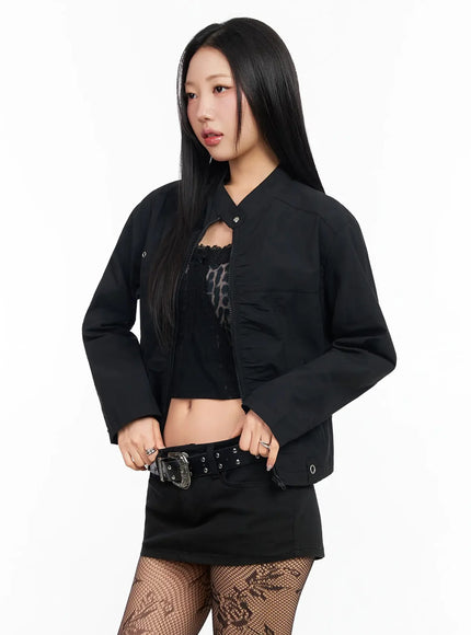 modern-collar-shirred-jacket-ia507