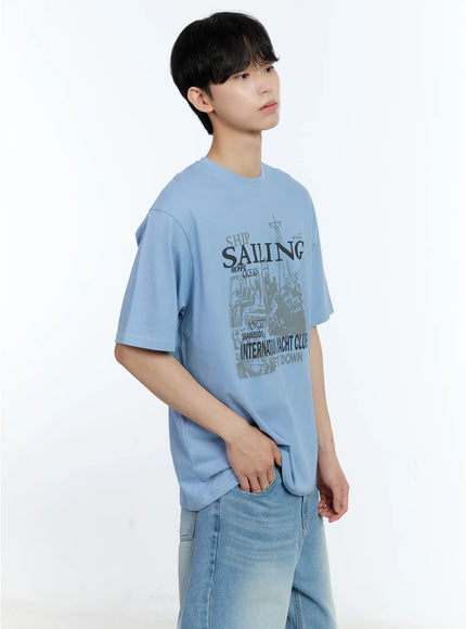 Men's Sailing Graphic T-Shirt IL529