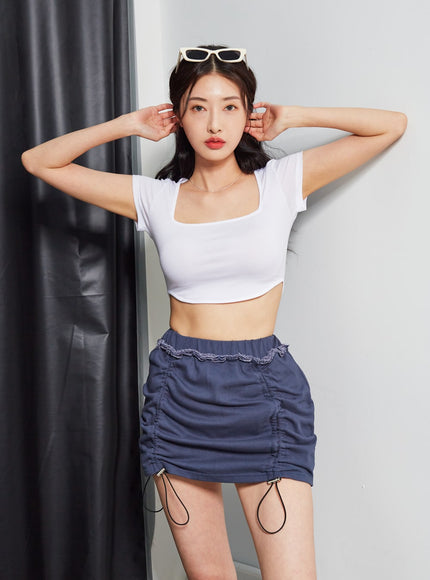 Side String Skirt Pants IU26