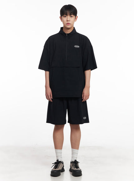 mens-oversize-half-zip-windbreaker-top-ia525