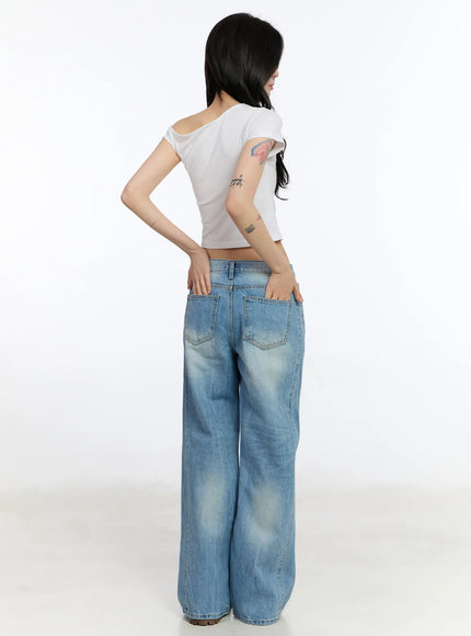 Palmer Low Rise Straight Jeans CA508