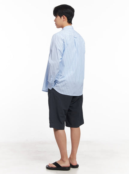 mens-wide-fit-nylon-pintuck-shorts-iy522