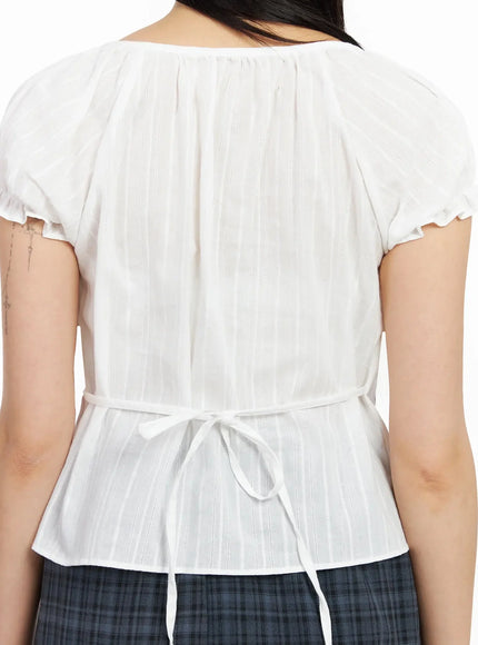 scoop-neck-button-placket-blouse-ia523