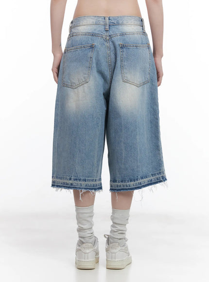 Light Wash Vintage Jorts CU519