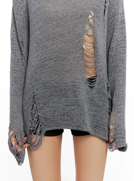 loose-fit-distressed-knit-sweater-cs511