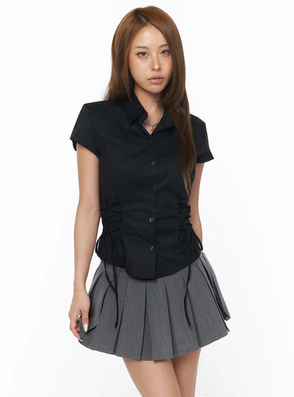 lace-up-short-sleeve-shirt-cu502