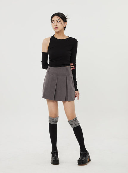 Pleated Mini Skirt BF314