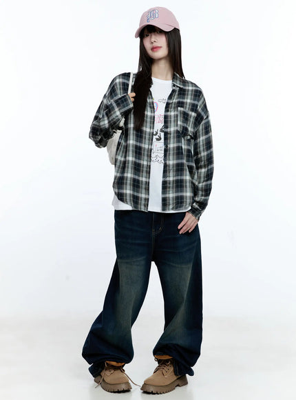 Jinnie Washed Wide-Leg Jeans CG511
