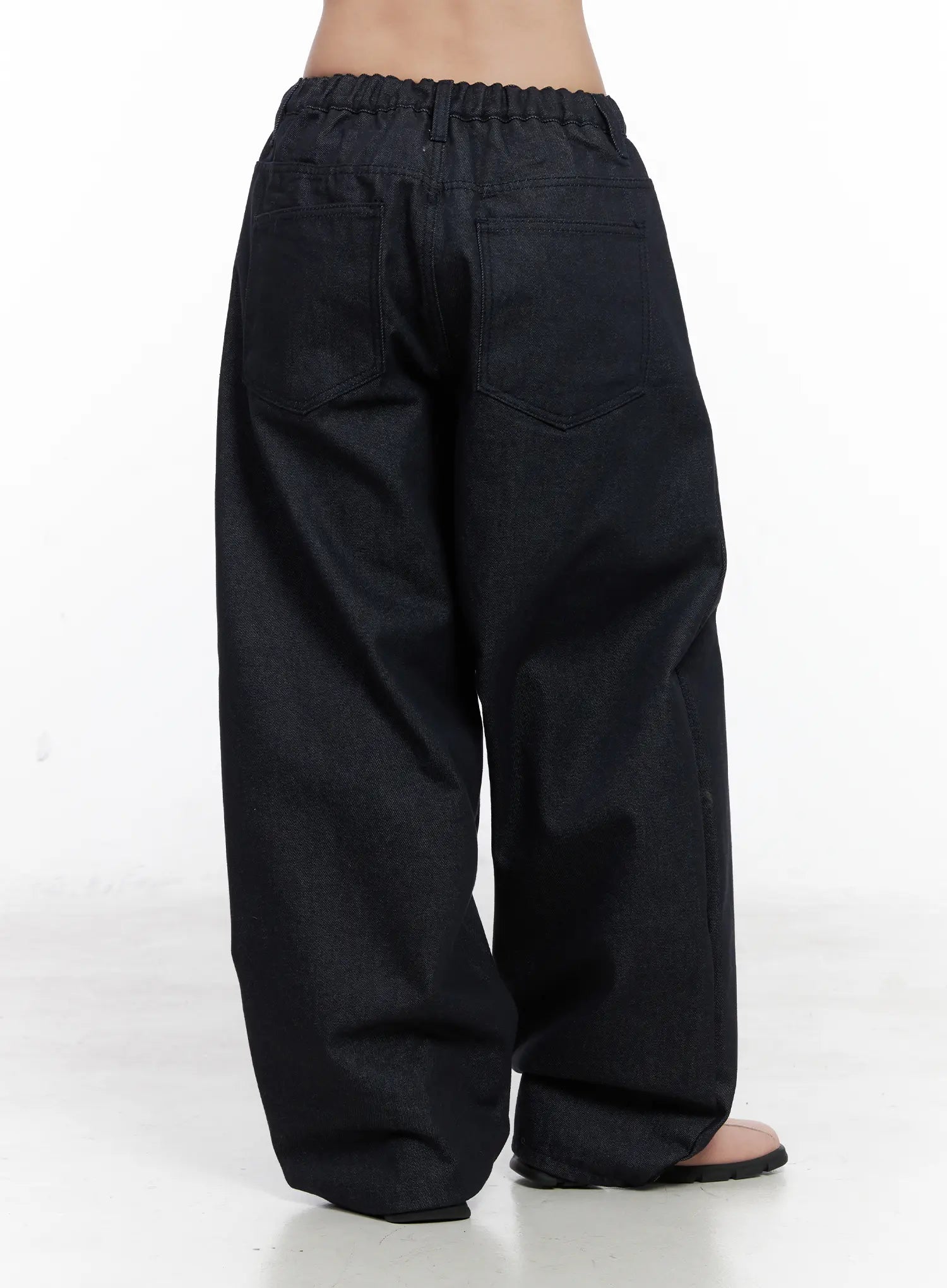 Solana Unwashed Wide-Leg Jeans CN514