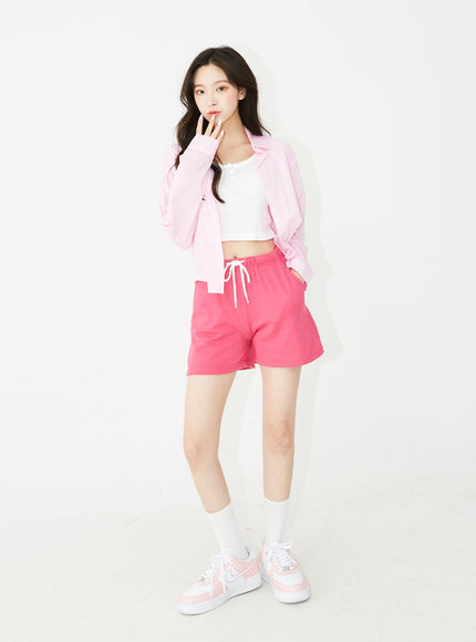 Everyday Summer Cropped Shirt BU1