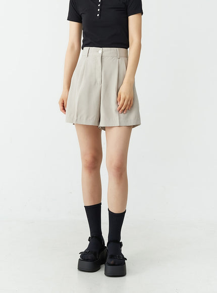 Glänzende, klobige Plateau-Sandalen mit doppelter Schnalle OU14