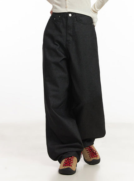 Kassandra Wide-Leg Baggy Jeans IA515