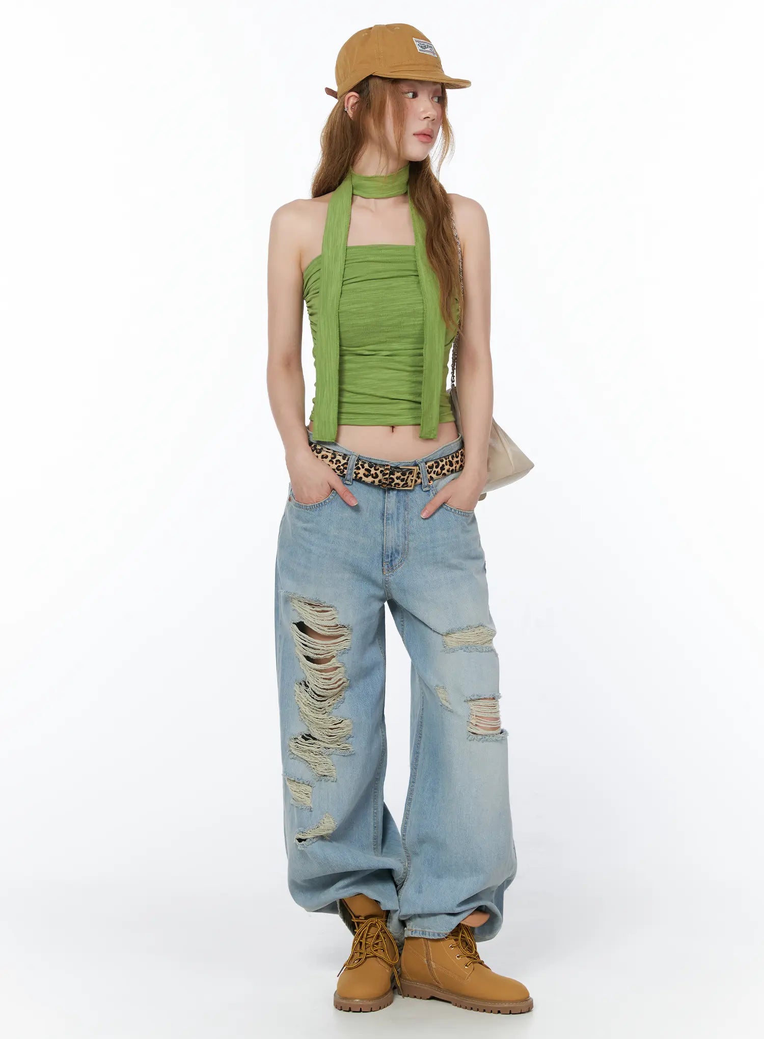 chic-tube-top-scarf-set-cy508