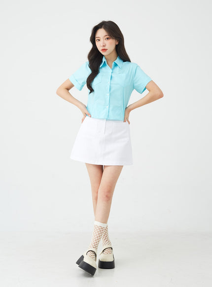 Span Line Short Sleeve Shirt BG08