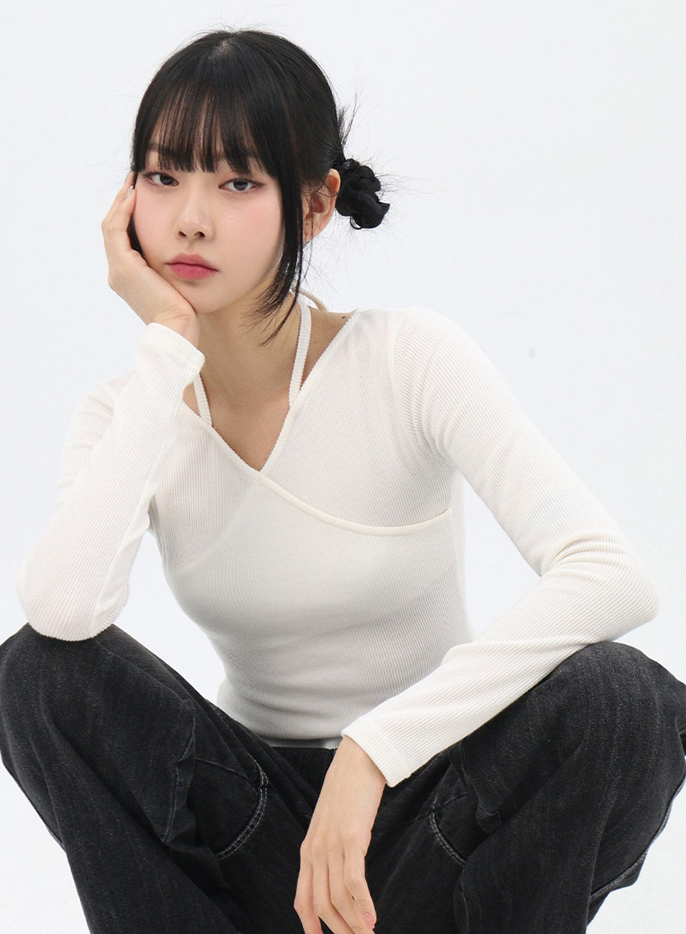 wrap-halter-neck-slim-fit-tee-in310