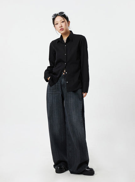 Mid-Rise Baggy Jeans CM324