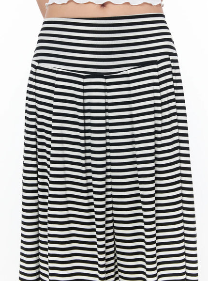 striped-flare-long-skirt-cy512
