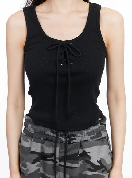 Summer Knit Crop Tank Top CM519