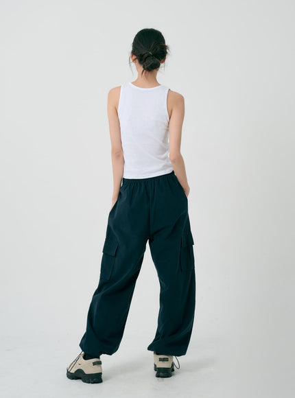 Round Neck Sleeveless Top ID08