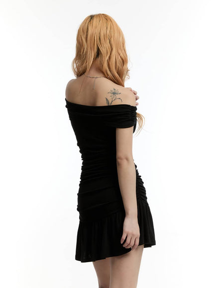 off-shoulder-frilly-mini-dress-cy506