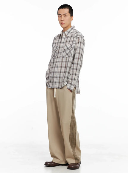 Men's Plaid Shirt IG529