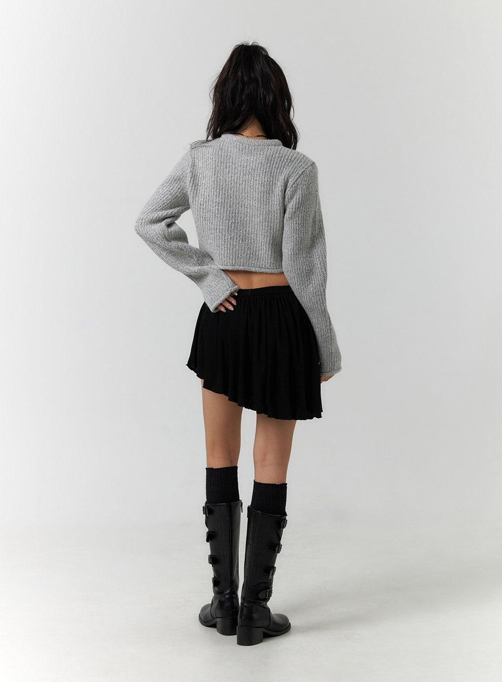 asymmetrical-frill-mini-skirt-cf405