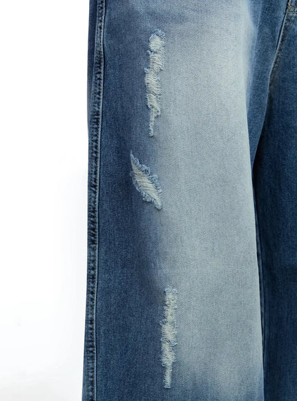 Men's Distressed Baggy Jeans IG520