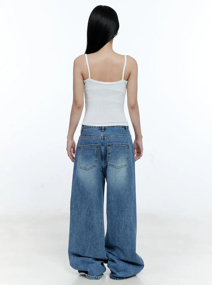 Ribbed Front-Tie Tank CG507