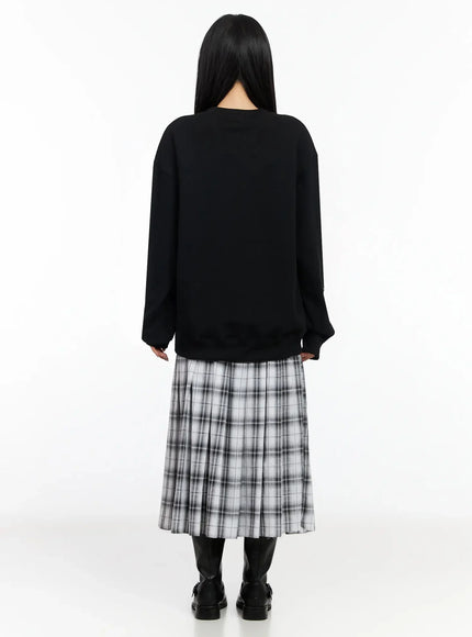 plaid-layered-maxi-skirt-ia507