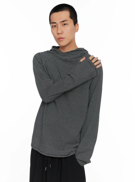 mens-striped-long-sleeve-hoodie-is502