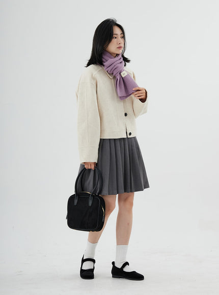 Square Zipper Shoulder Bag ON04