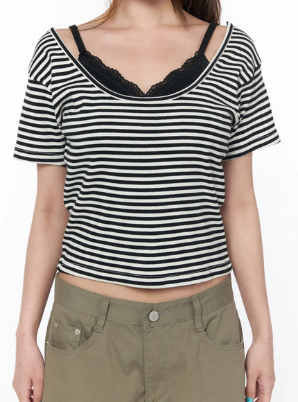 striped-u-neck-crop-tee-cy529