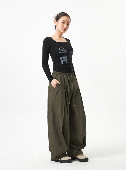 Square Neck Cropped Top CA318